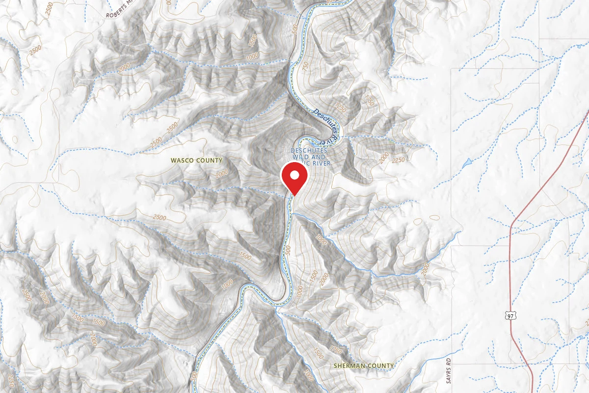 Dispersed Site near 45.4147, -120.8648