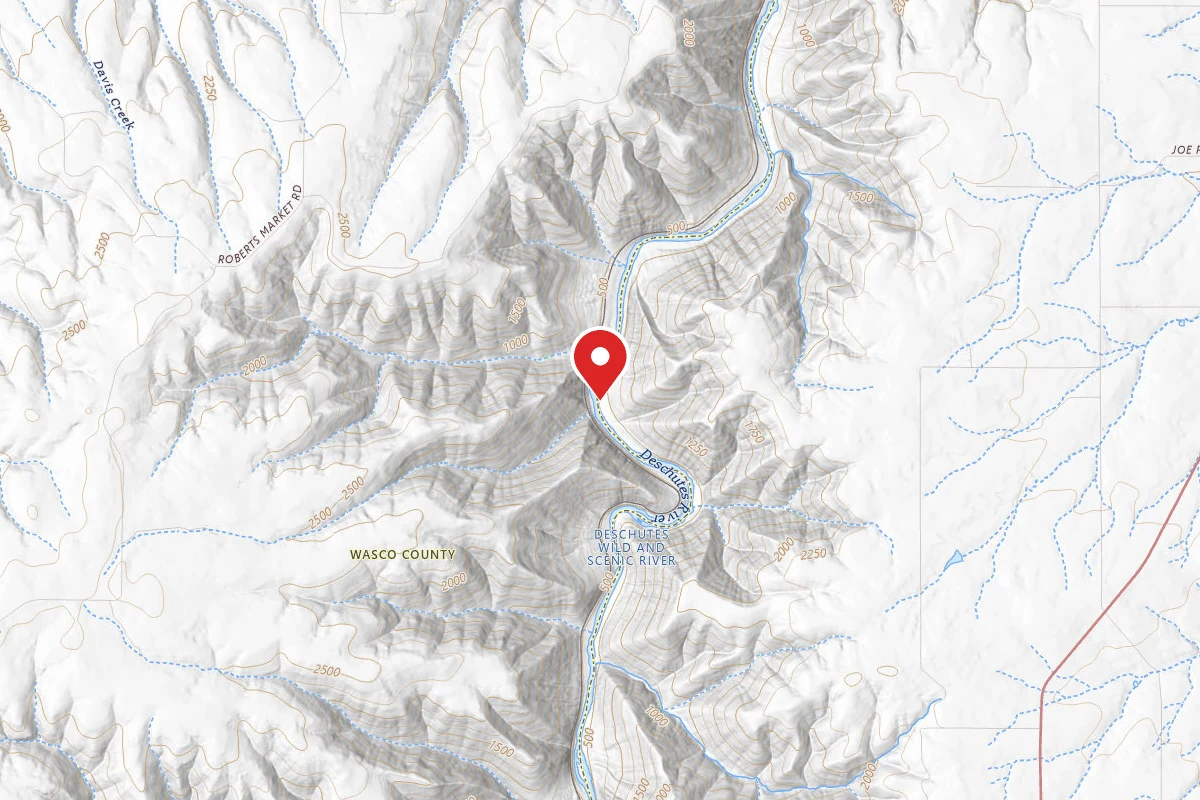 Dispersed Site near 45.4422, -120.8651