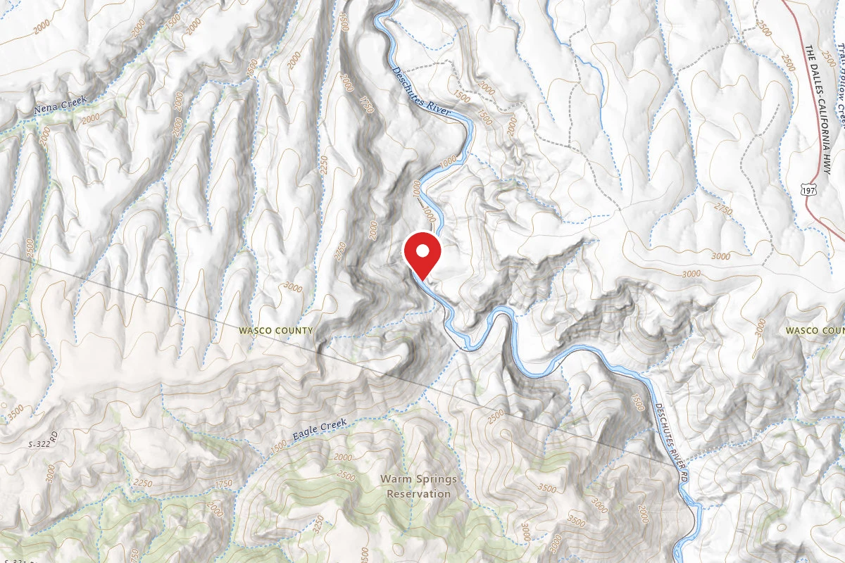Dispersed Site near 45.0473, -121.1200