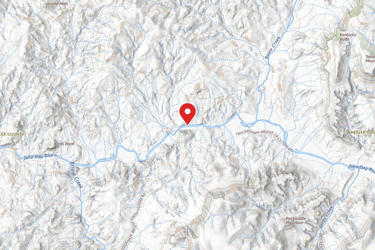 Dispersed Site near 44.7515, -120.2430
