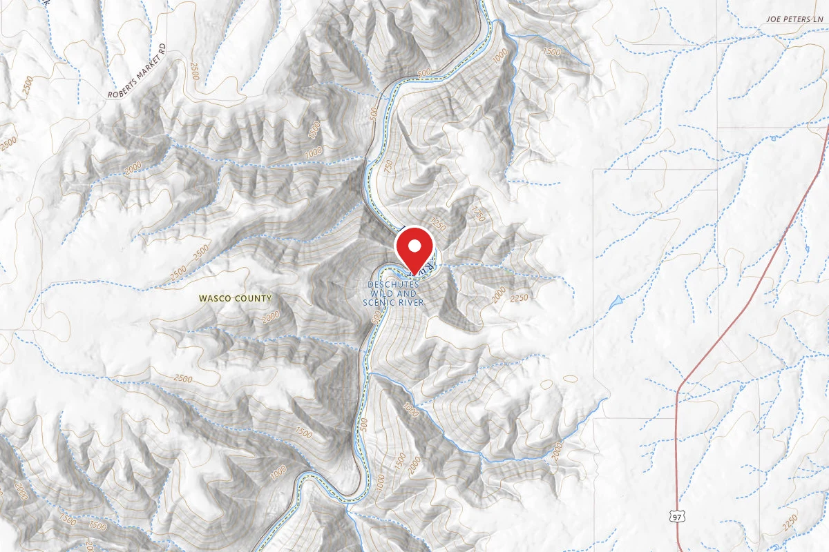 Dispersed Site near 45.4275, -120.8543