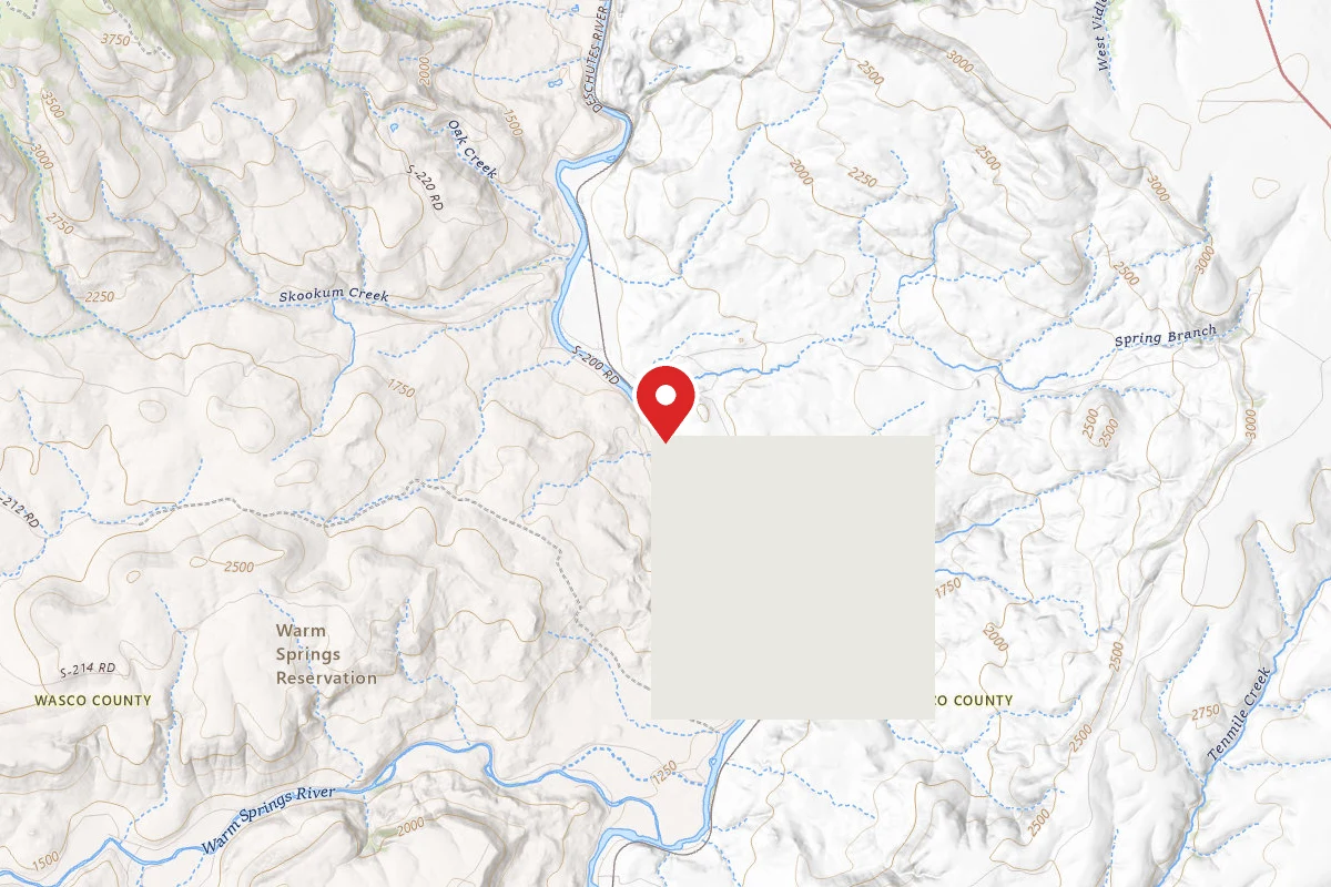 Dispersed Site near 44.9017, -121.0670