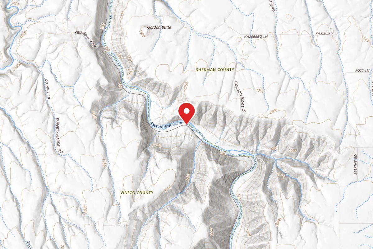 Dispersed Site near 45.5279, -120.8636
