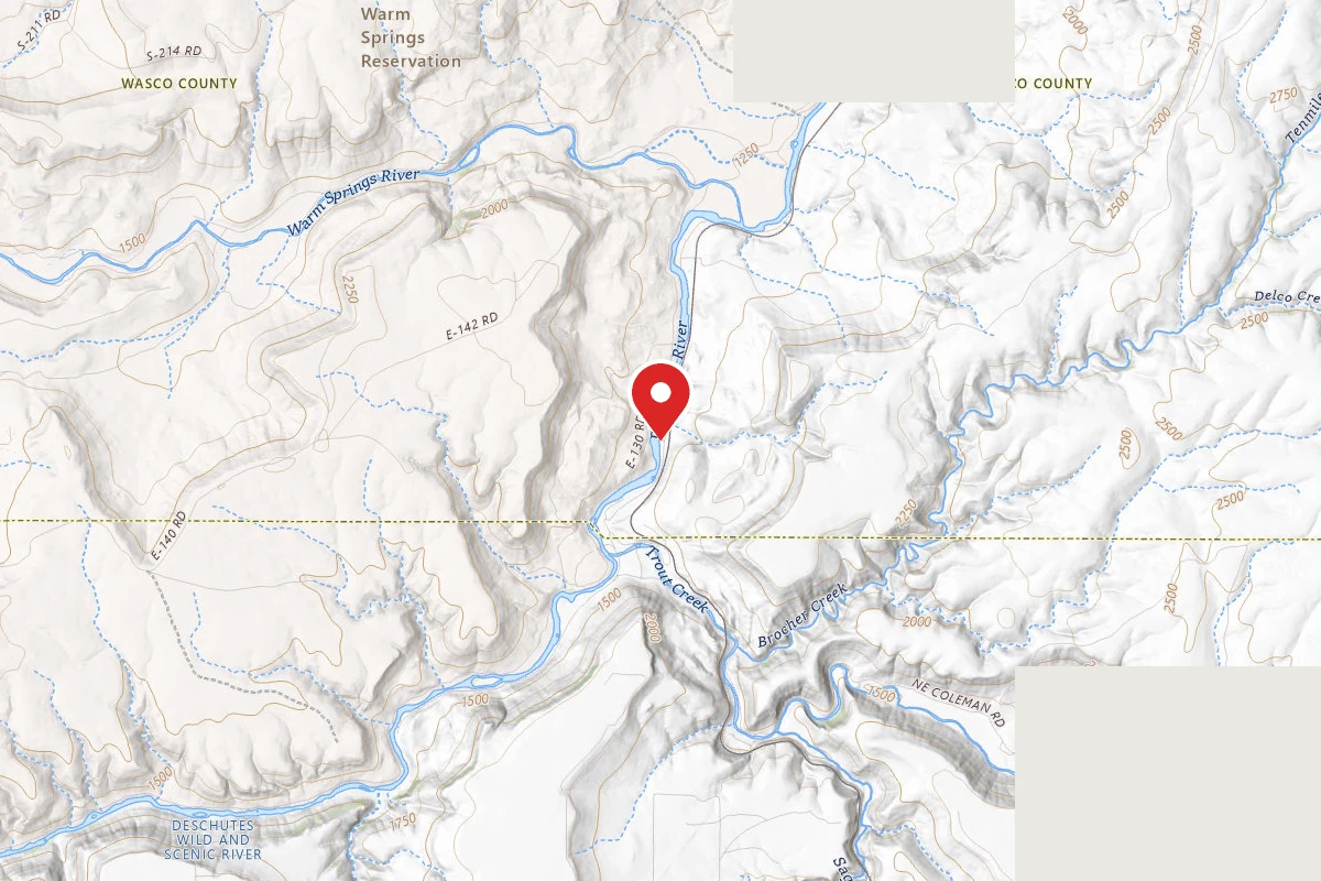 Dispersed Site near 44.8341, -121.0807