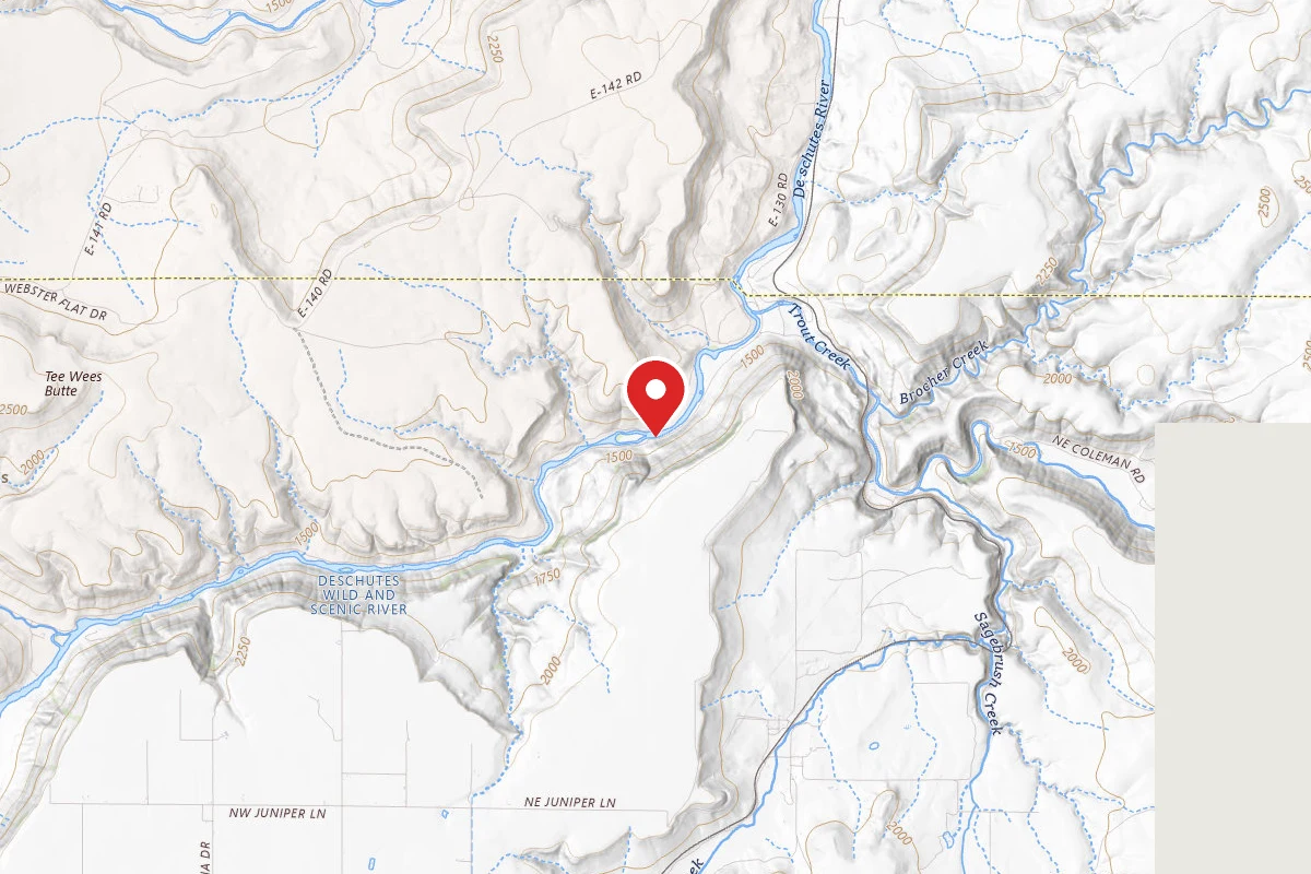 Dispersed Site near 44.8075, -121.1039