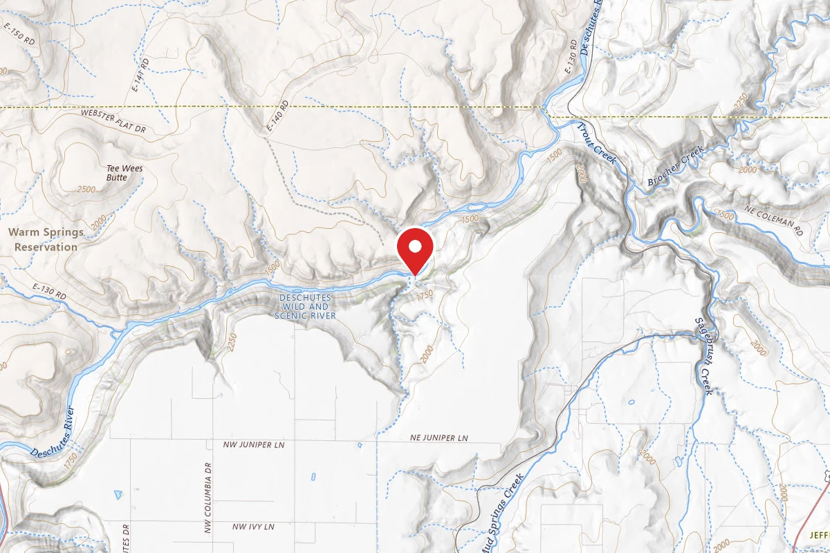 Dispersed Site near 44.7953, -121.1232
