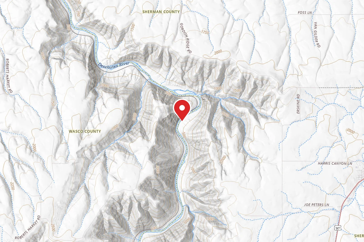 Dispersed Site near 45.5057, -120.8360