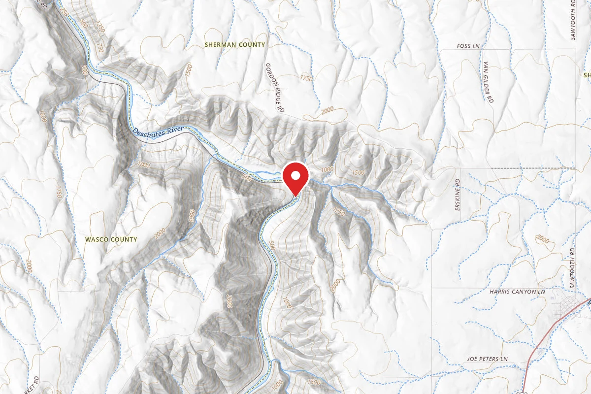 Dispersed Site near 45.5119, -120.8267