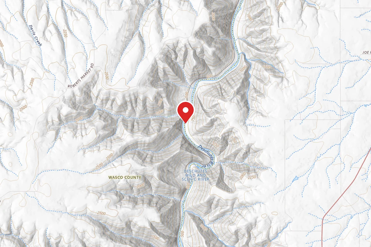 Dispersed Site near 45.4446, -120.8652