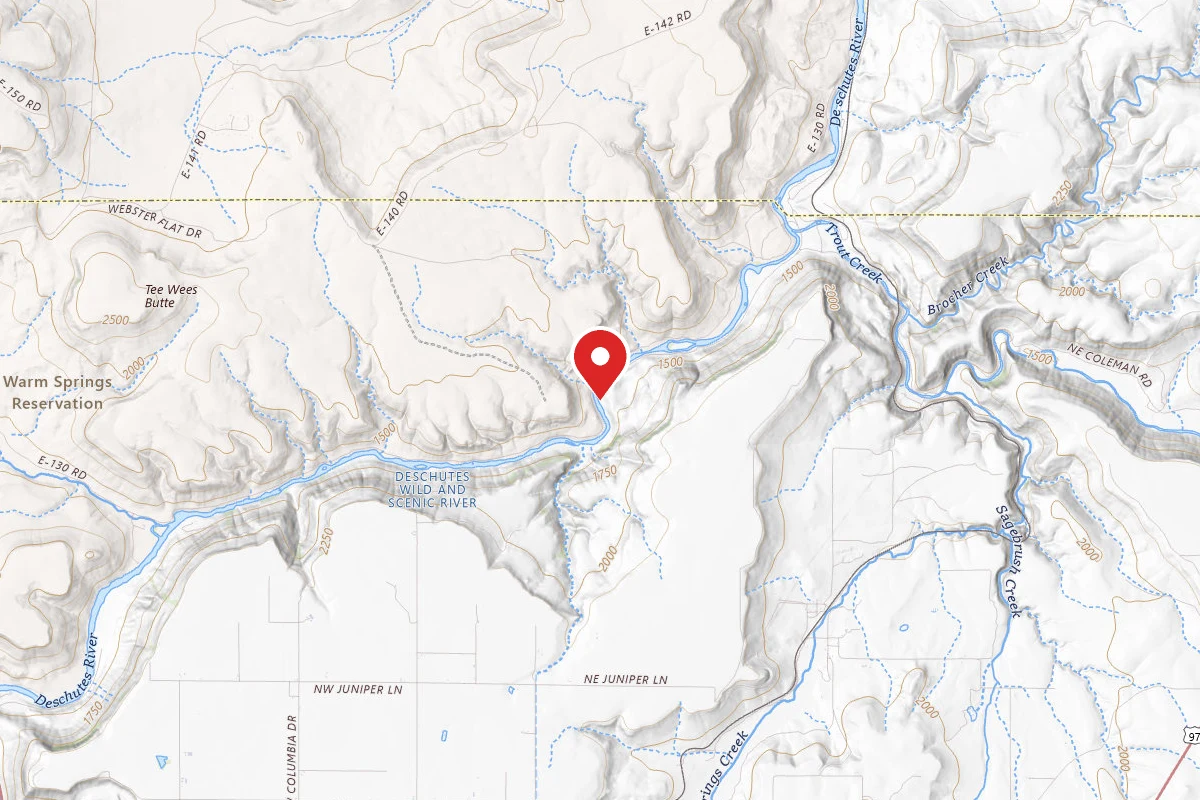 Dispersed Site near 44.8009, -121.1218