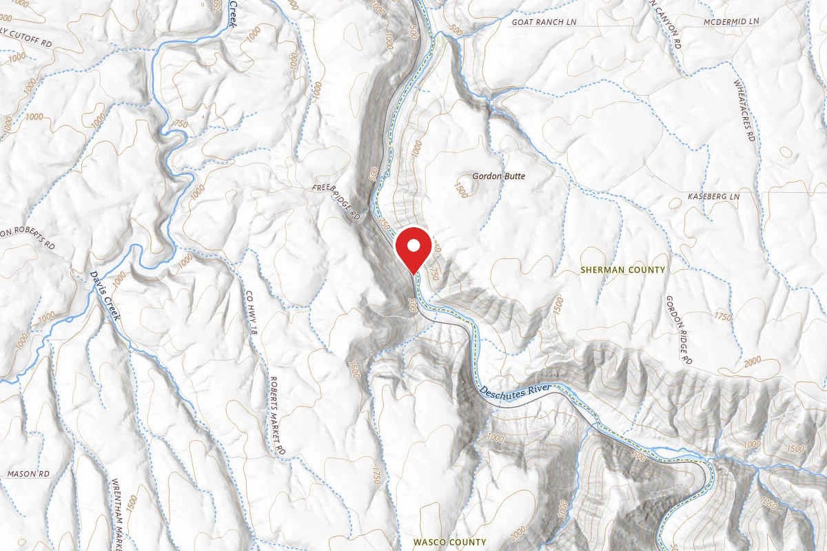 Dispersed Site near 45.5481, -120.9000