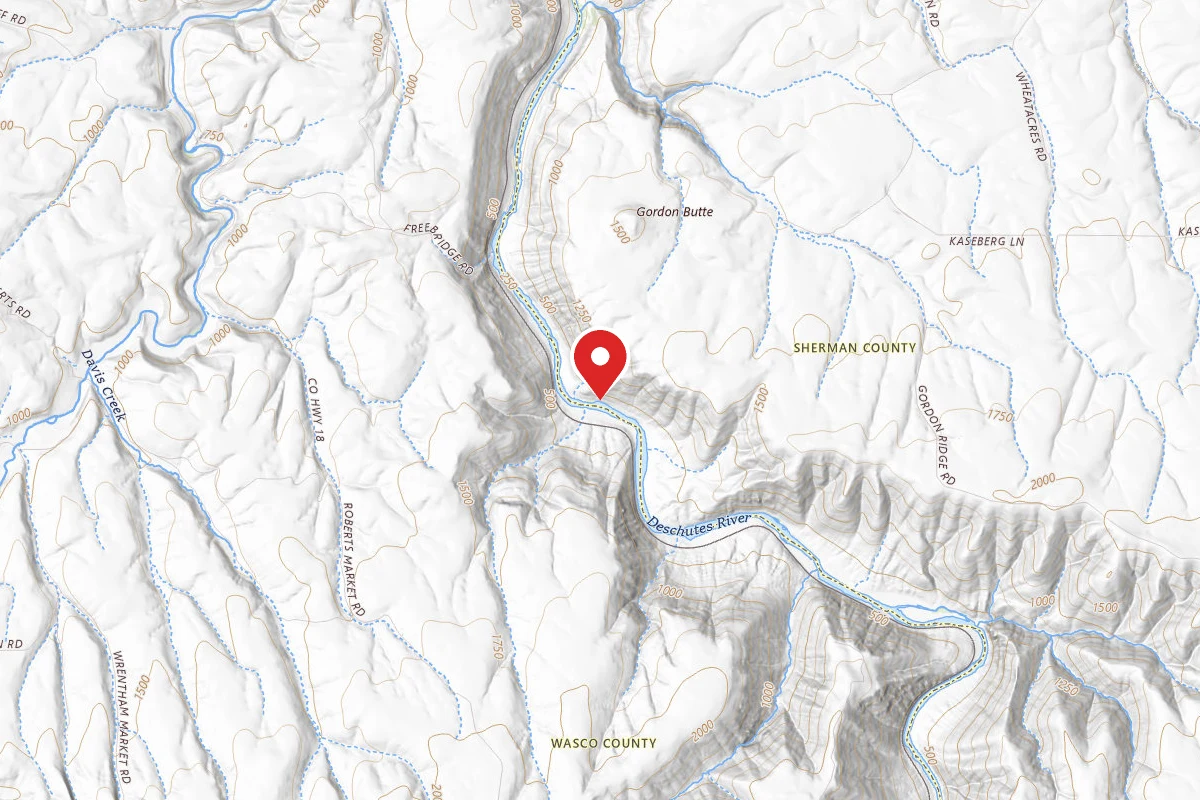 Dispersed Site near 45.5428, -120.8917