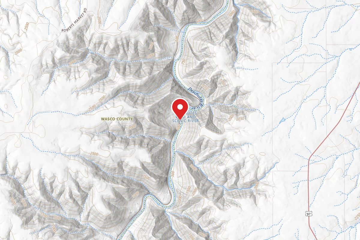Dispersed Site near 45.4231, -120.8629