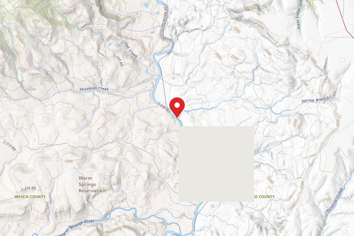 Dispersed Site near 44.9060, -121.0702