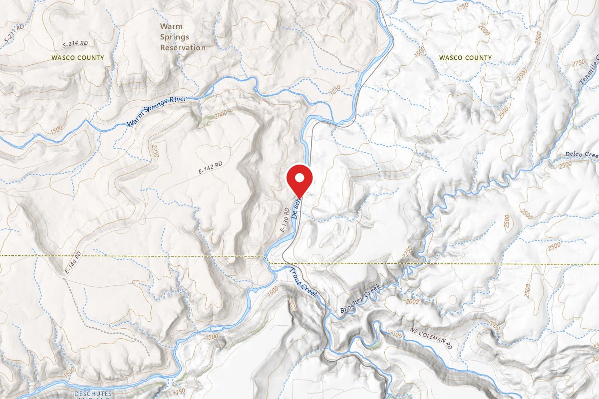 Dispersed Site near 44.8390, -121.0794