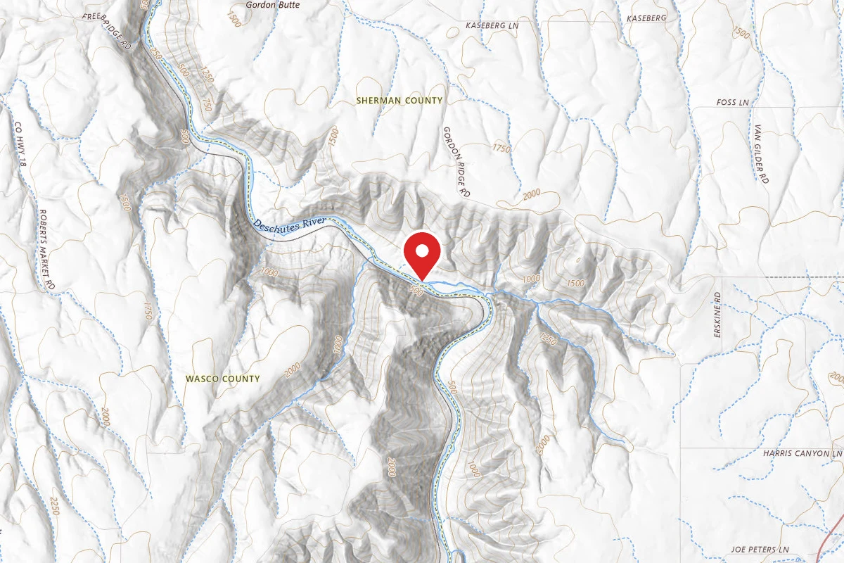 Dispersed Site near 45.5181, -120.8423