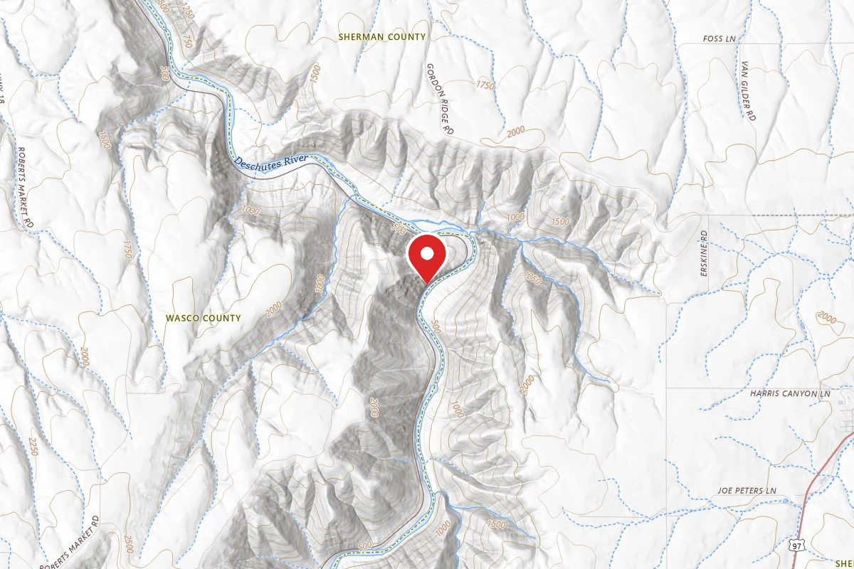Dispersed Site near 45.5072, -120.8371