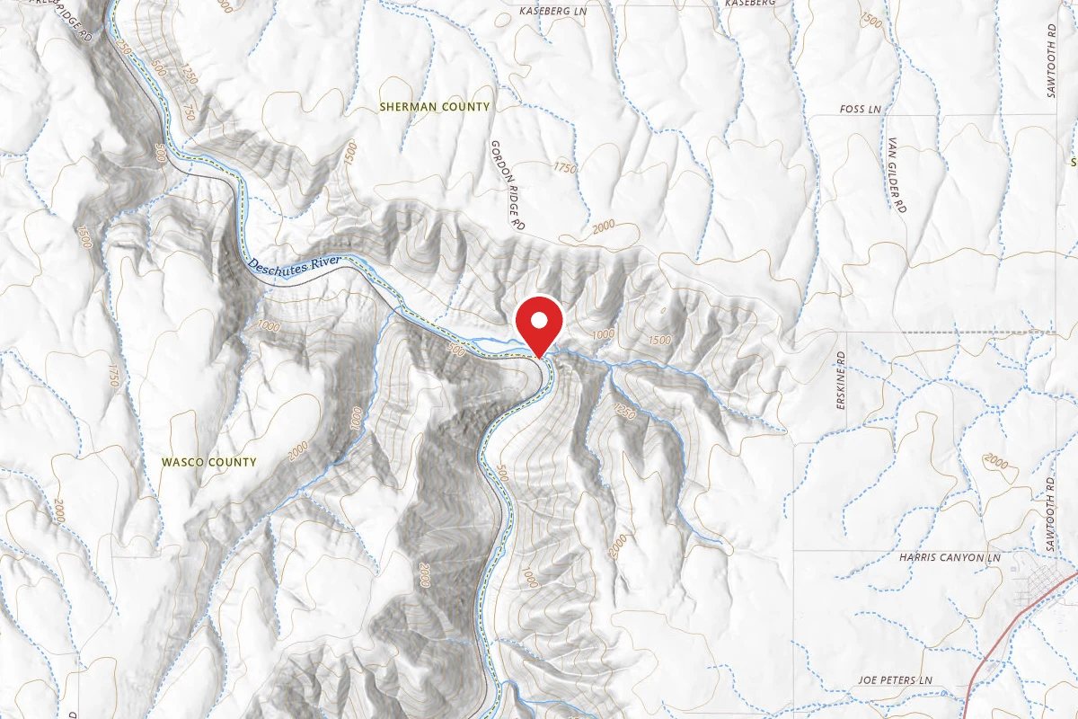 Dispersed Site near 45.5152, -120.8280