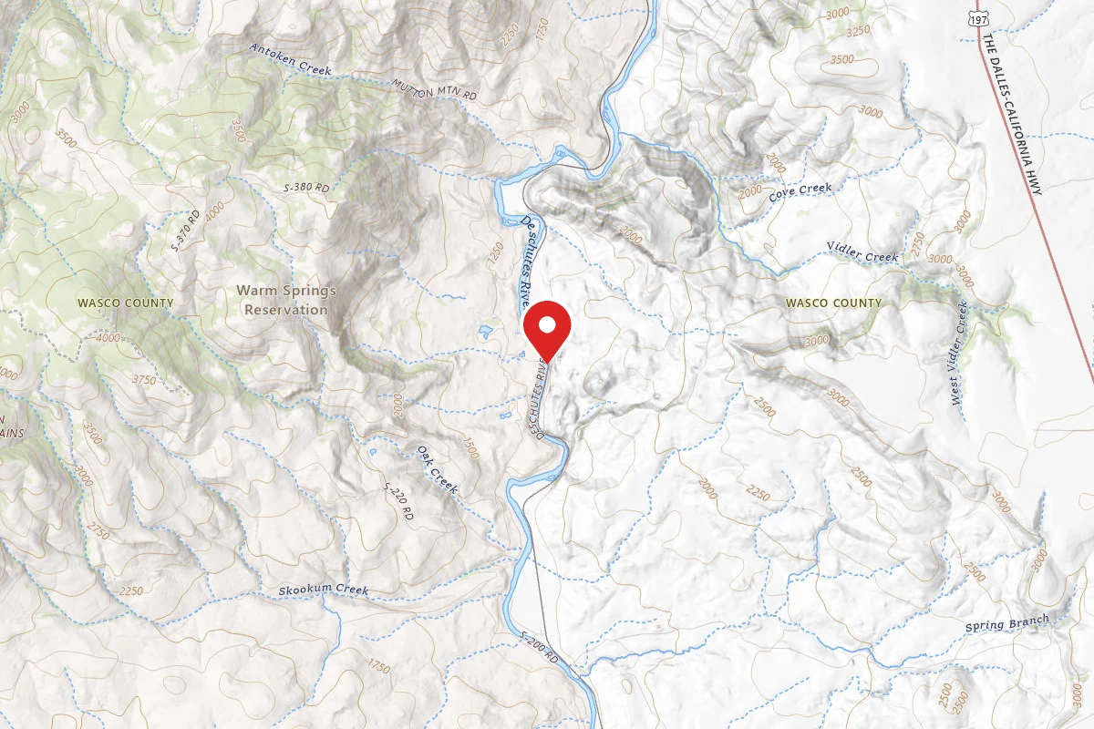 Dispersed Site near 44.9481, -121.0763