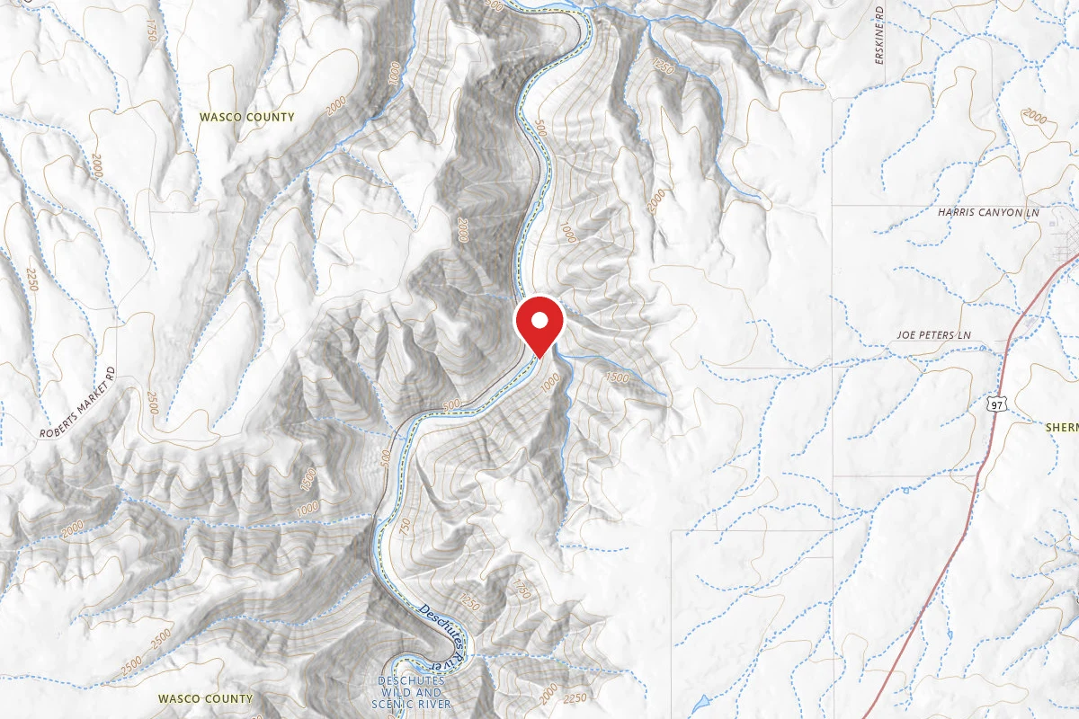 Dispersed Site near 45.4691, -120.8351