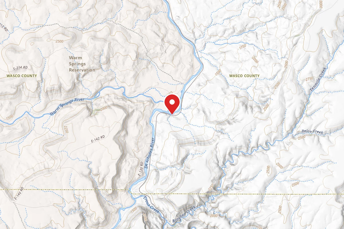 Dispersed Site near 44.8570, -121.0658