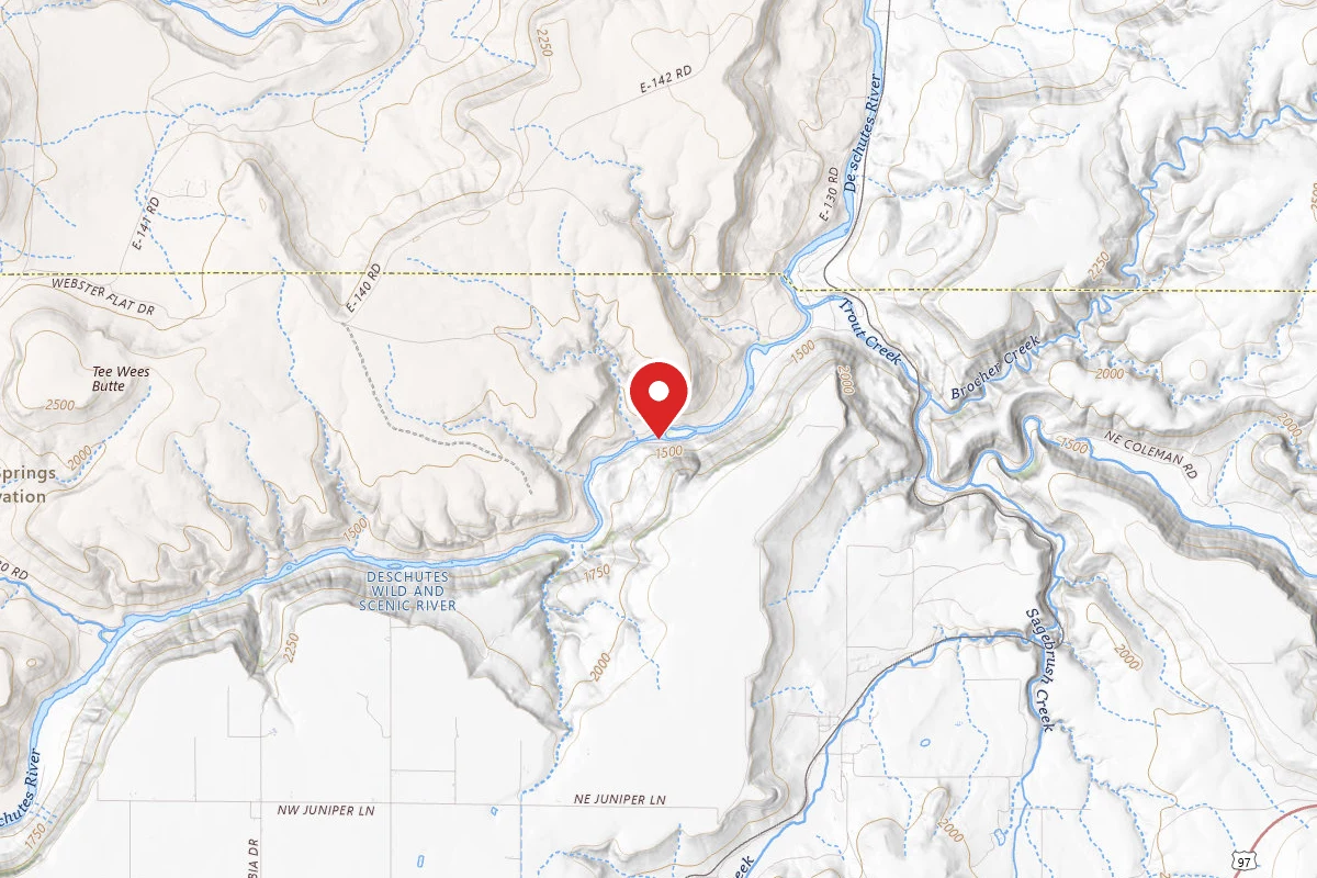 Dispersed Site near 44.8068, -121.1111