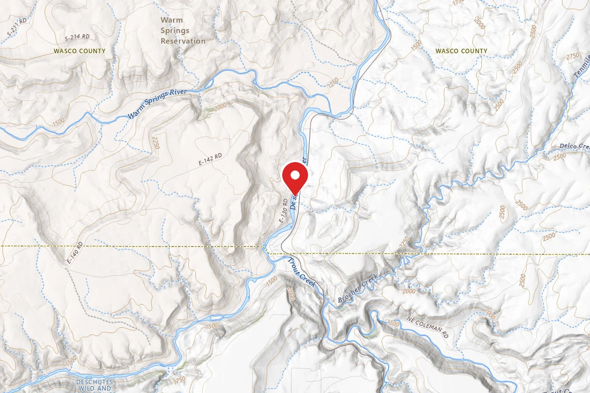 Dispersed Site near 44.8375, -121.0805
