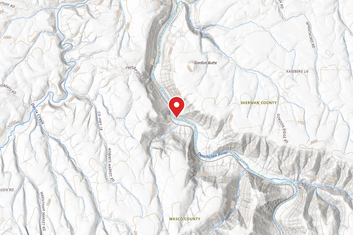 Dispersed Site near 45.5431, -120.8958