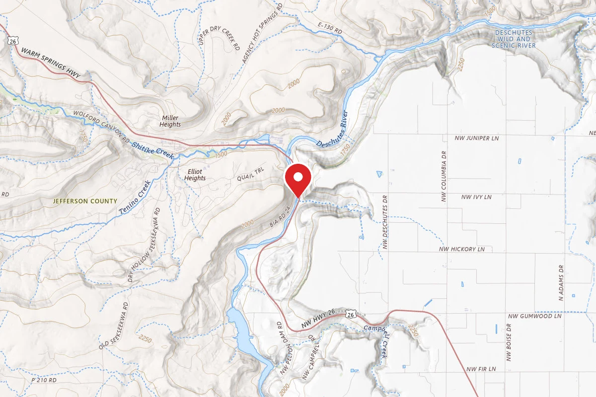 Dispersed Site near 44.7507, -121.2250