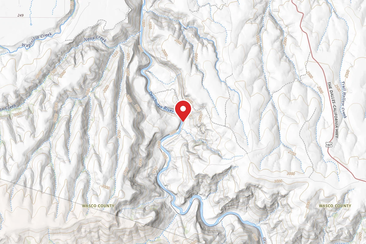 Dispersed Site near 45.0721, -121.1079