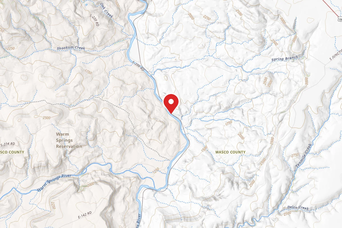 Dispersed Site near 44.8898, -121.0581