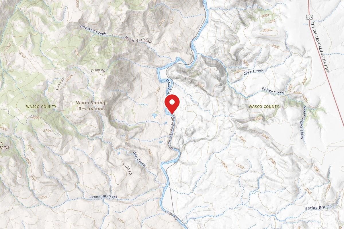 Dispersed Site near 44.9529, -121.0774
