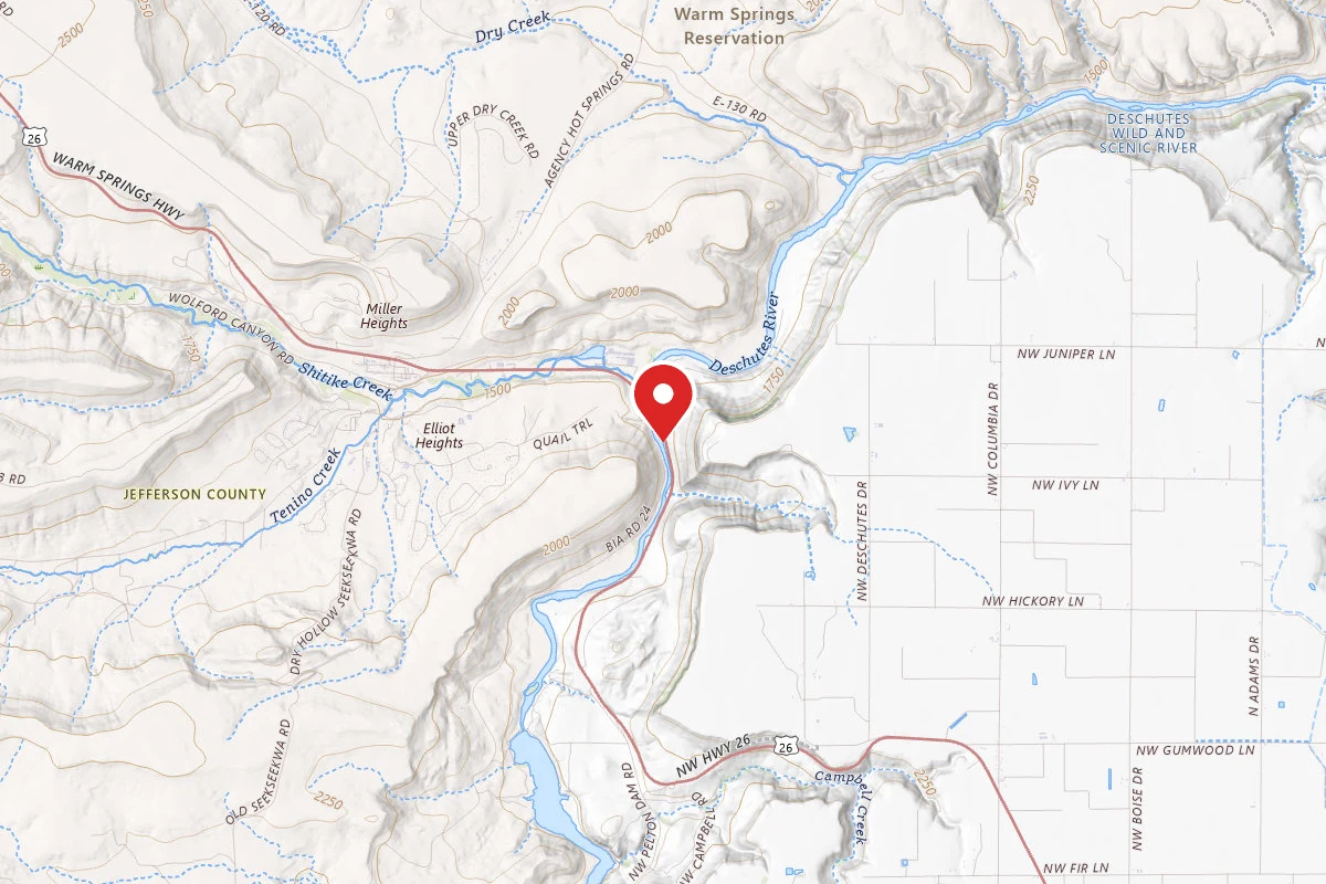 Dispersed Site near 44.7559, -121.2259