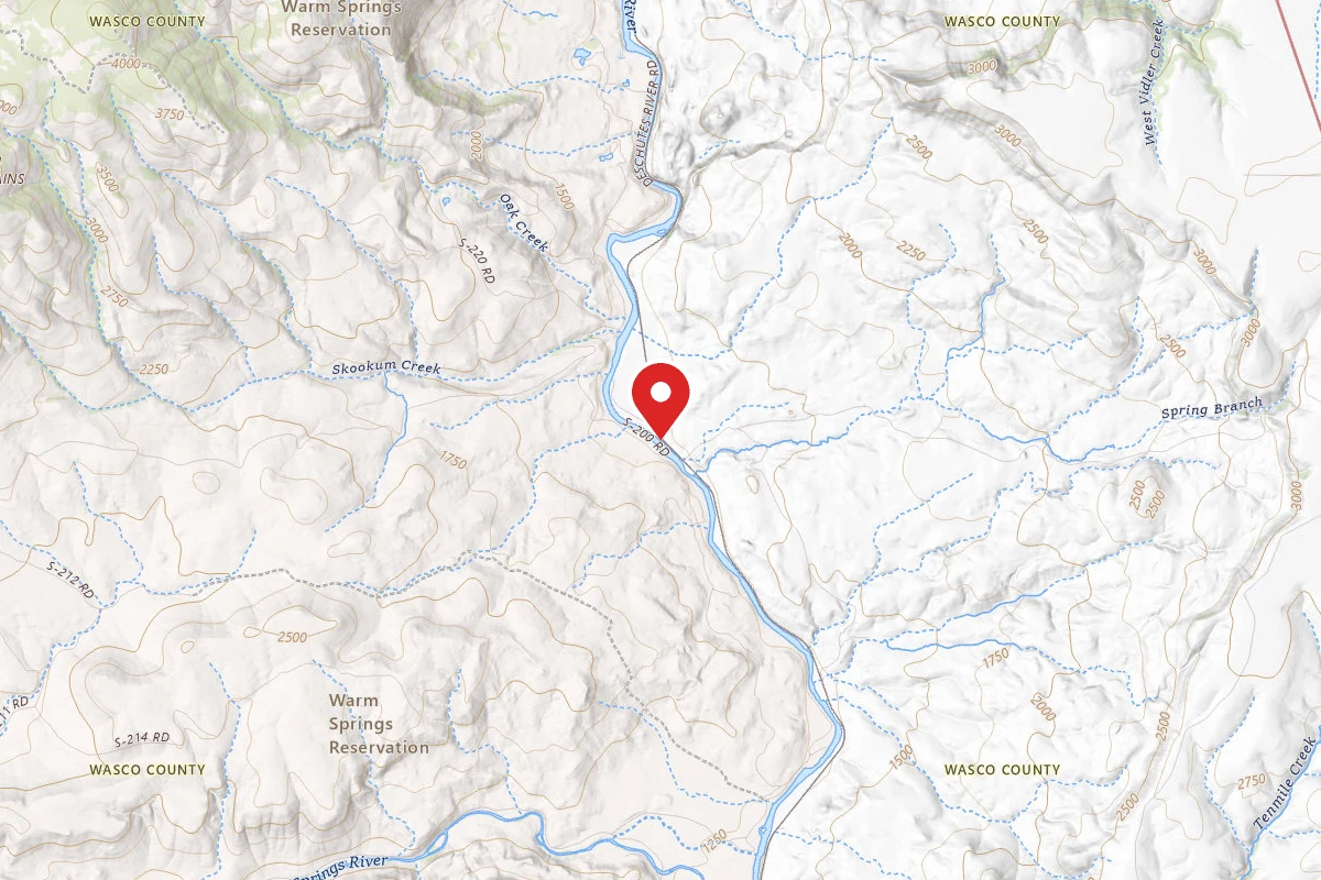 Dispersed Site near 44.9100, -121.0757