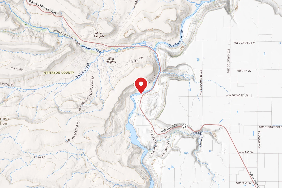 Dispersed Site near 44.7391, -121.2386