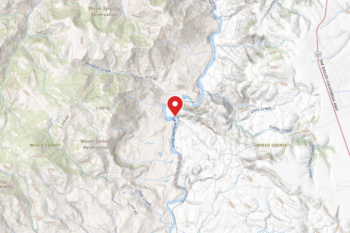 Dispersed Site near 44.9682, -121.0792