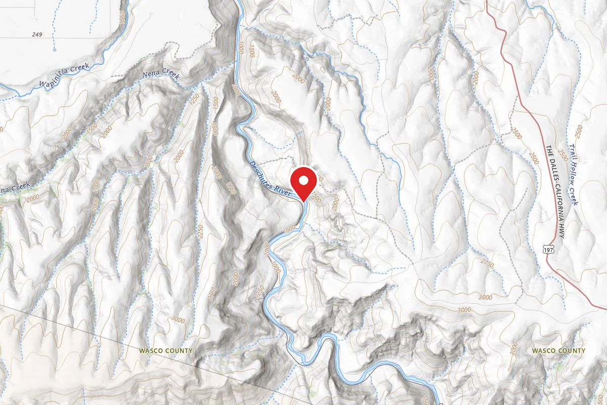 Dispersed Site near 45.0744, -121.1090