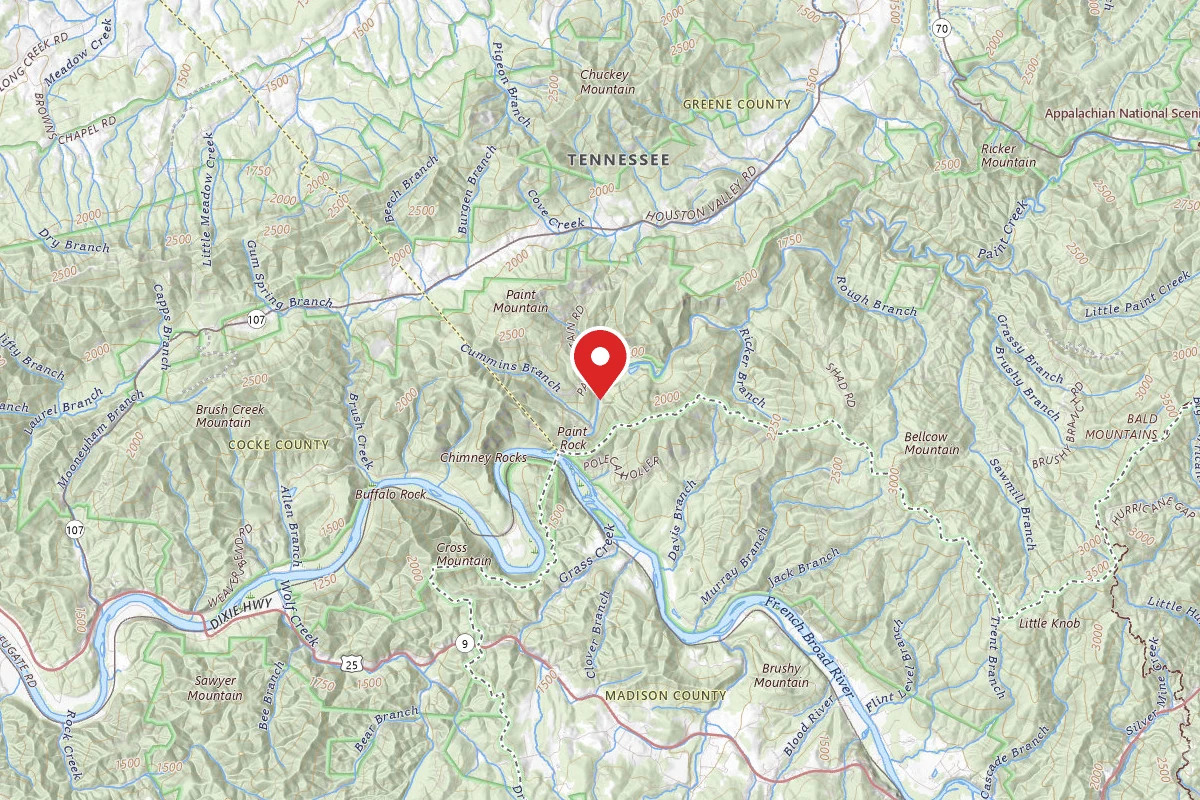 Paint Creek Dispersed Campsites