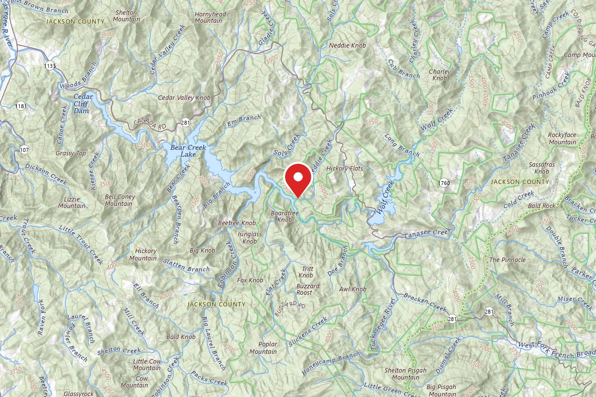 Bear Creek Lake Dispersed Campsite