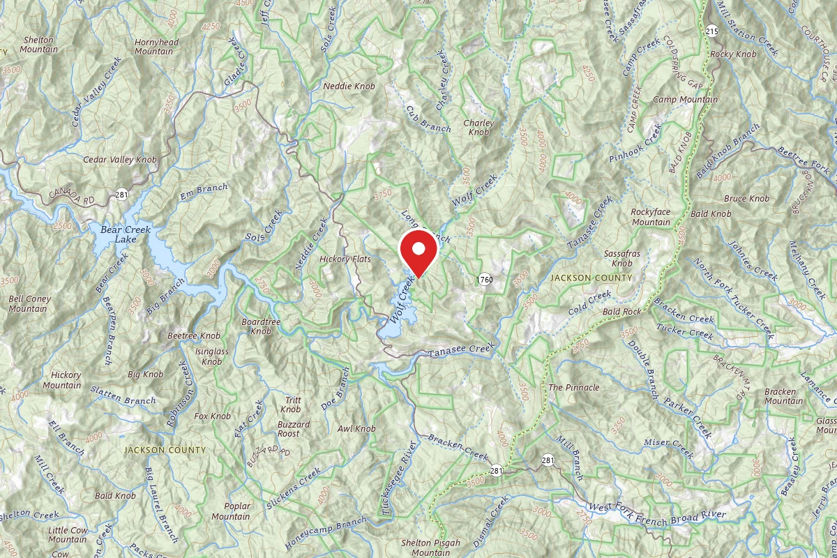 Wolf Creek Lake Dispersed Campsites