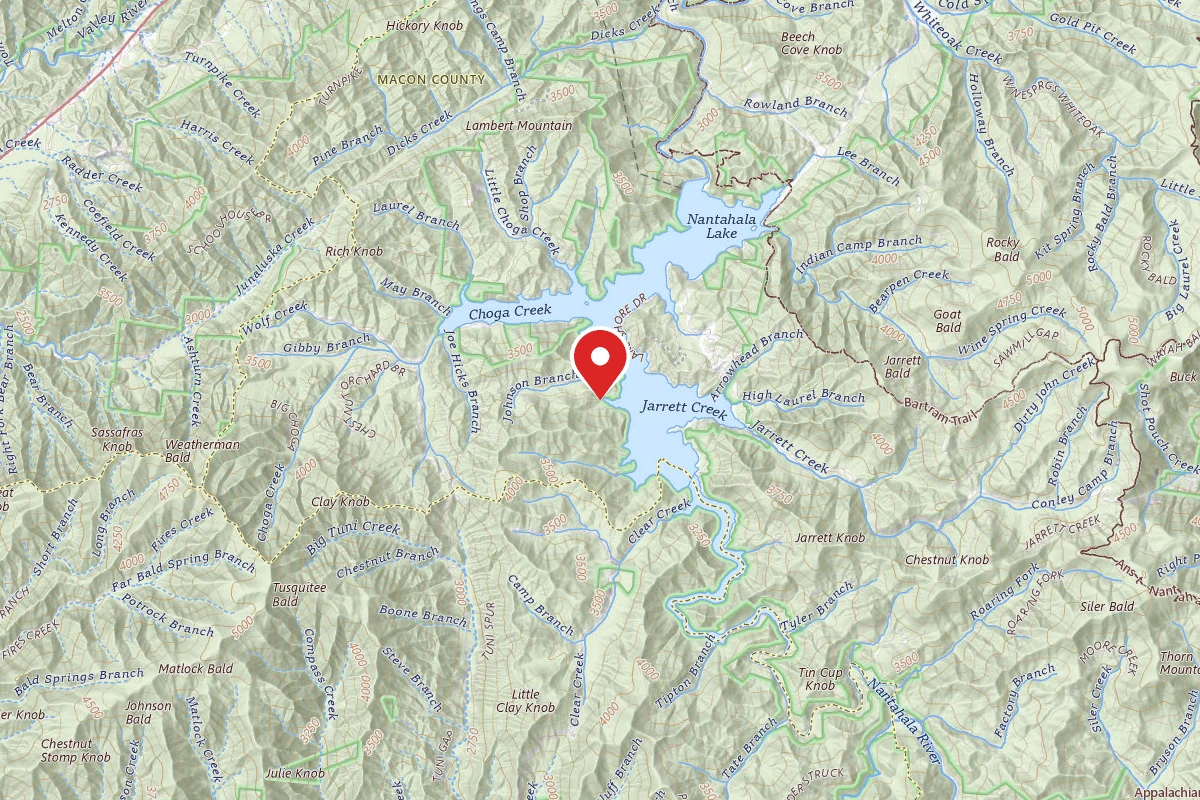 Nantahala Lake Dispersed Camping Site - Lake Access