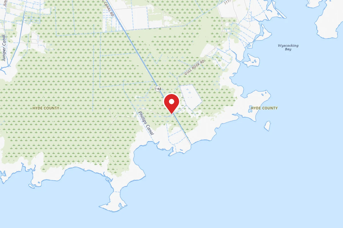 Dispersed Site near 35.3739, -76.1203