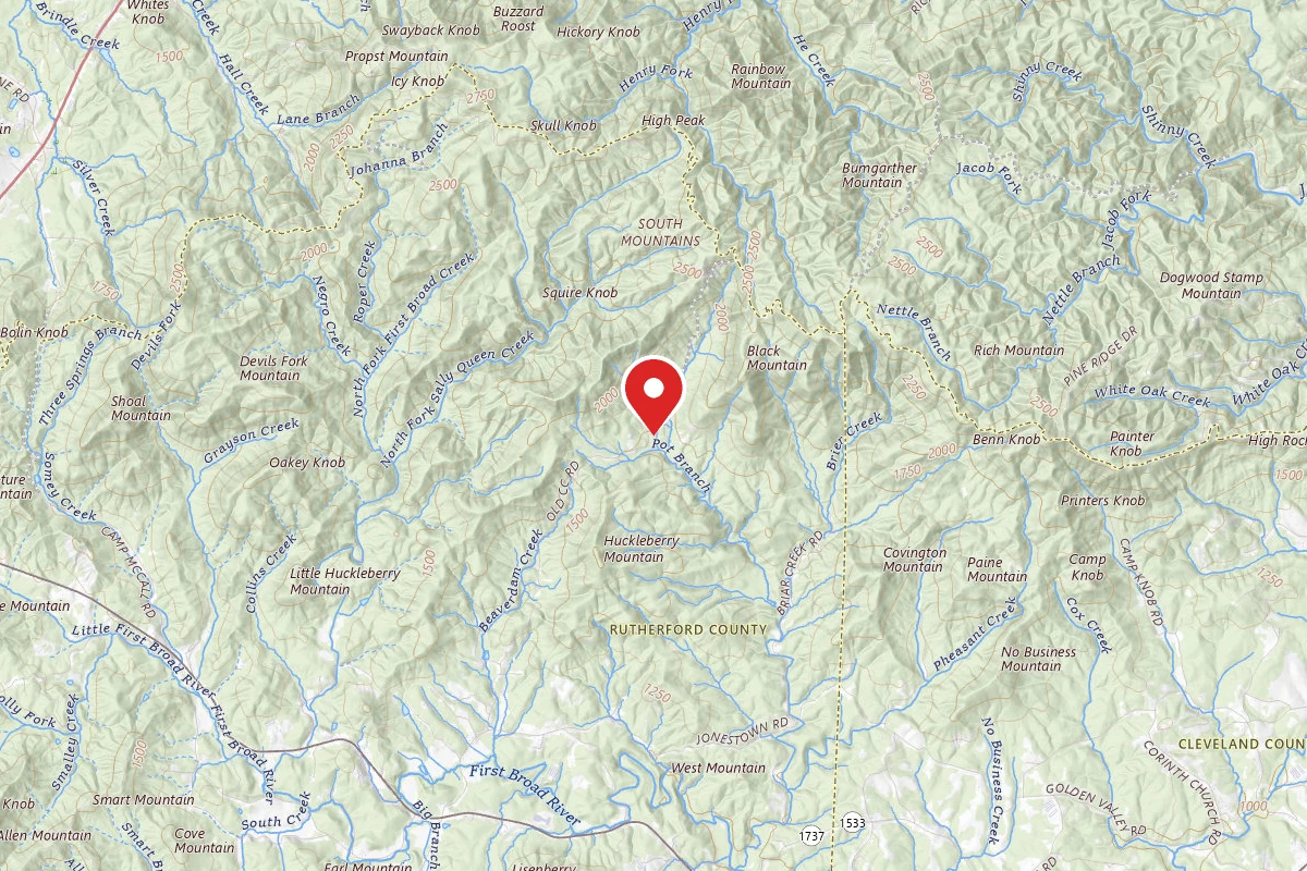 Dispersed Site near 35.5658, -81.7222