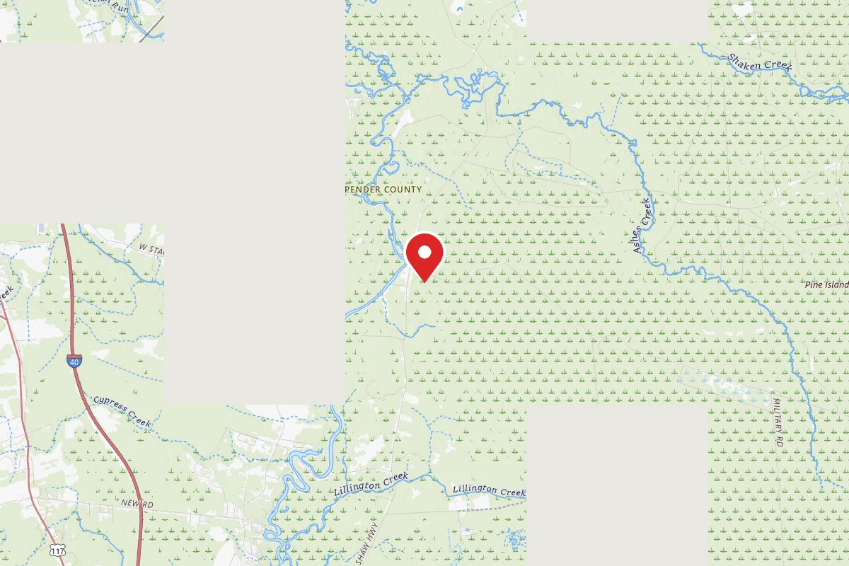 Dispersed Site near 34.5490, -77.8080