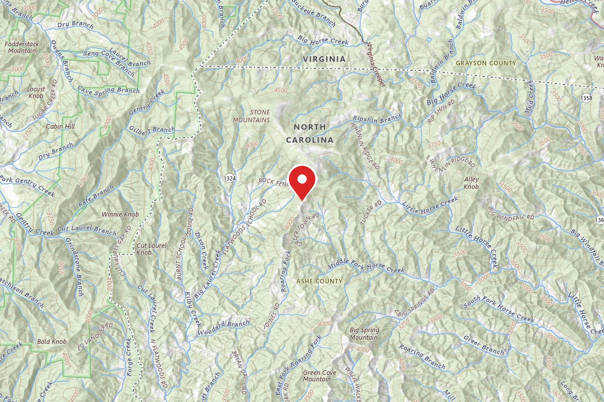 Dispersed Site near 36.5512, -81.6426