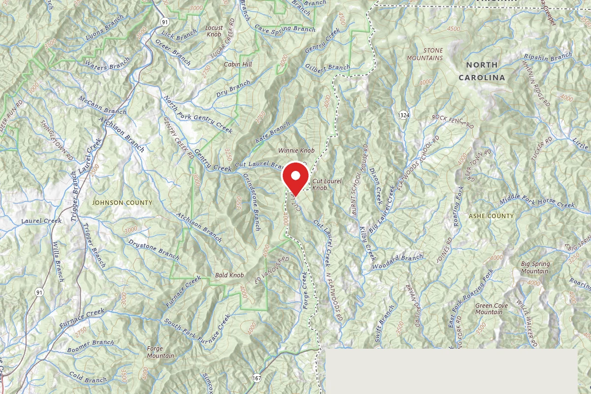 Dispersed Site near 36.5344, -81.7047