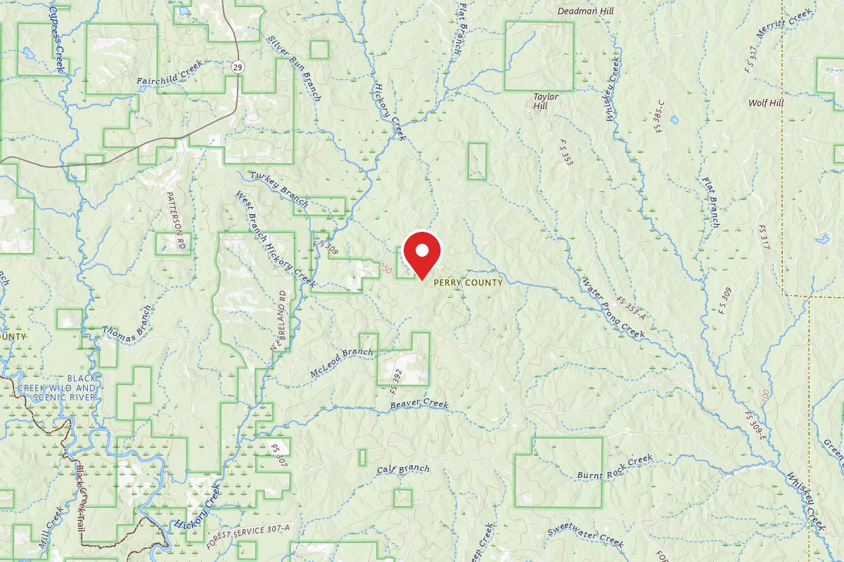 Leaf River WMA Dispersed Camping