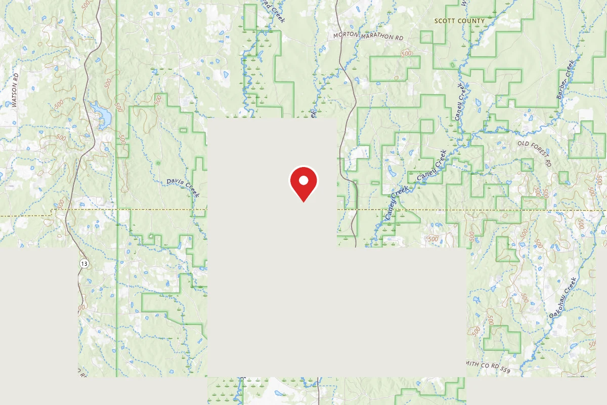Caney Creek WMA Dispersed Camping