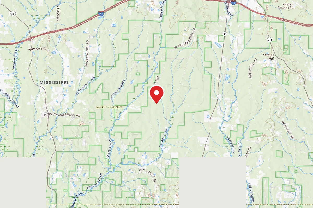 Caney Creek WMA Dispersed Camping