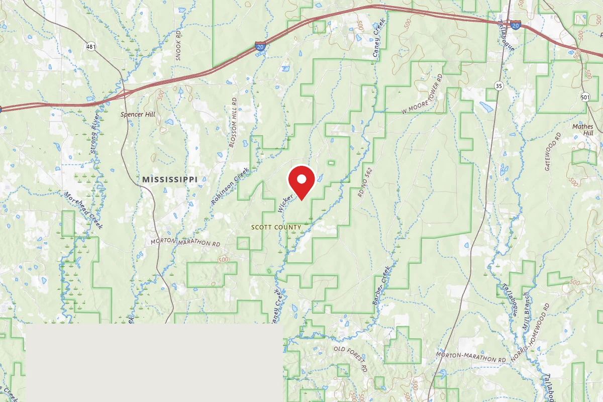 Caney Creek WMA Dispersed Camping